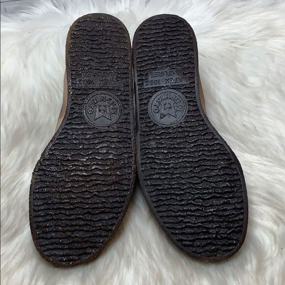 Mephisto Tan Suede Slip On Walking Shoes Sz 6.5 - Picture 6 of 7